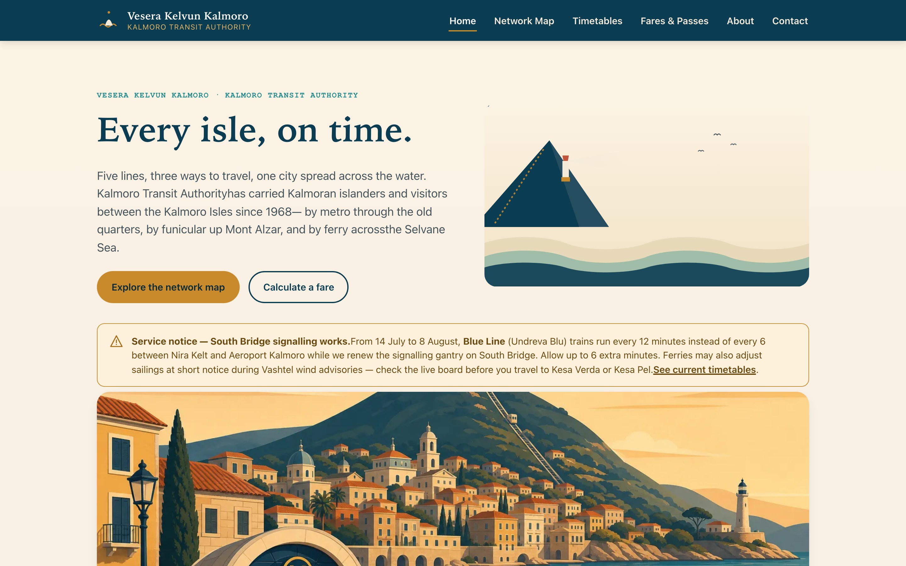 Above-the-fold screenshot of the website generated by Claude Sonnet 5 High