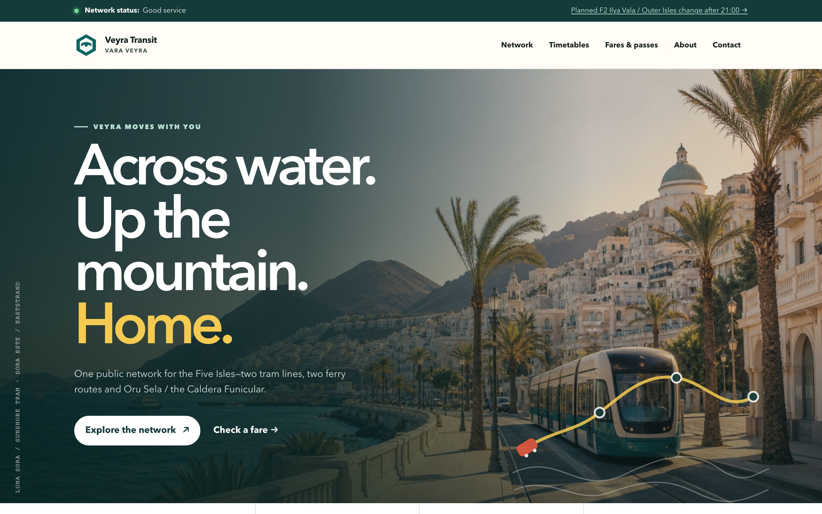 Above-the-fold screenshot of the website generated by GPT-5.6 Sol High