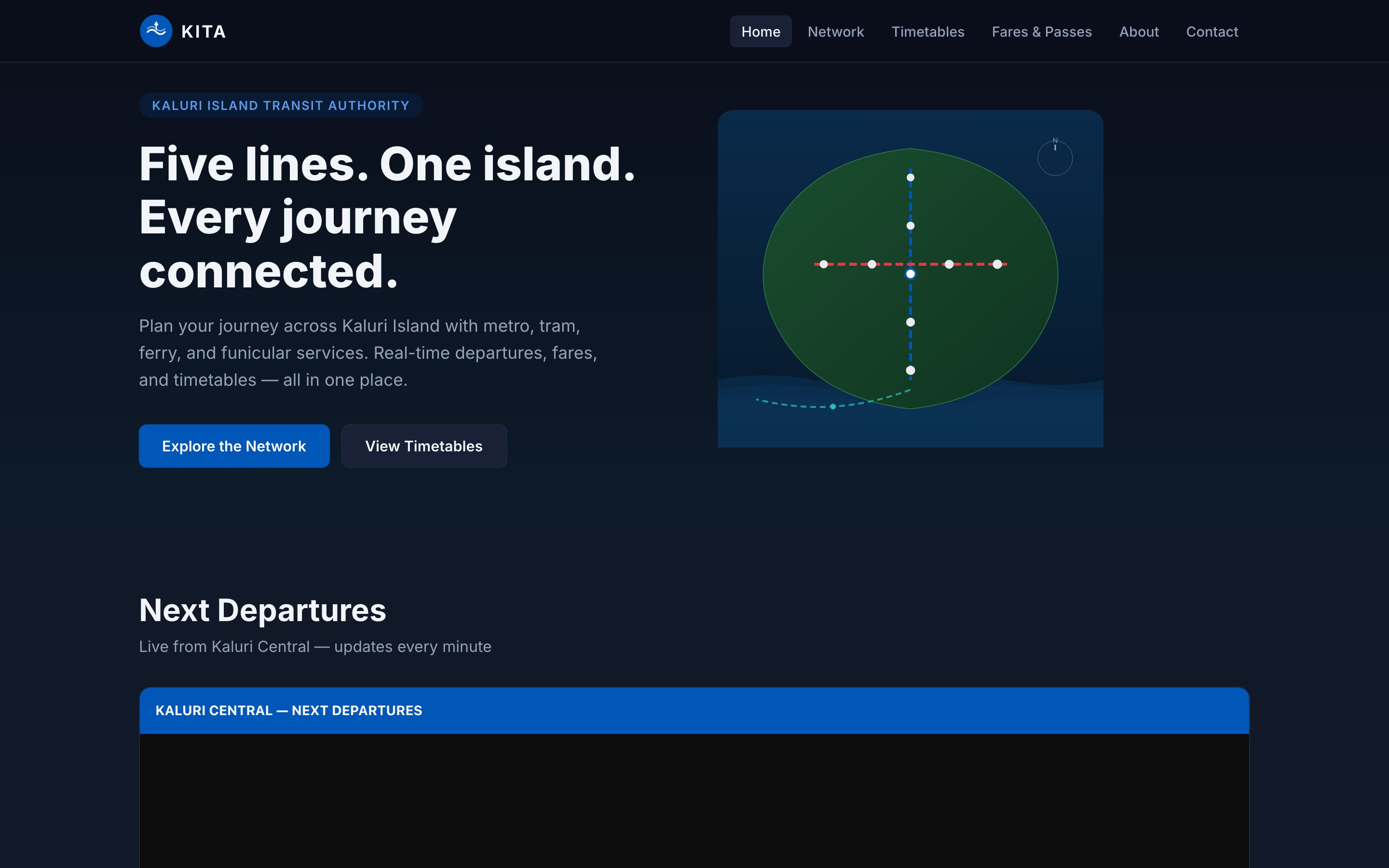 Above-the-fold screenshot of the website generated by MiMo-V2.5 High