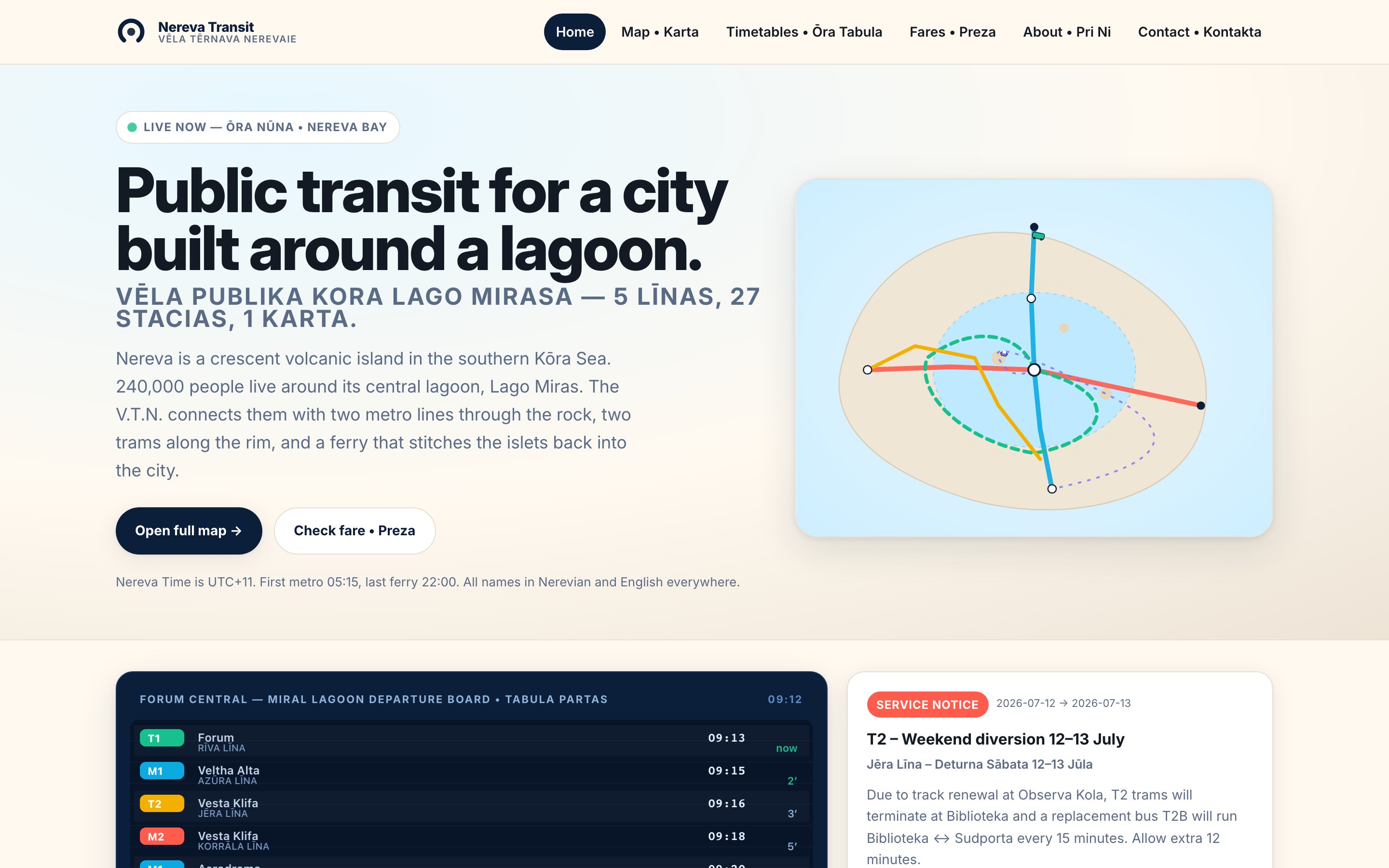 Above-the-fold screenshot of the website generated by Muse Spark 1.1 High