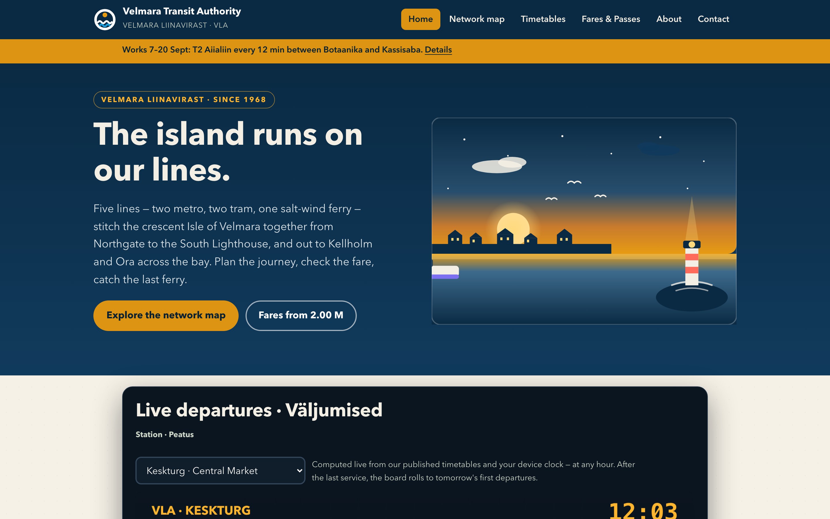 Above-the-fold screenshot of the website generated by Muse Spark 1.3 xHigh